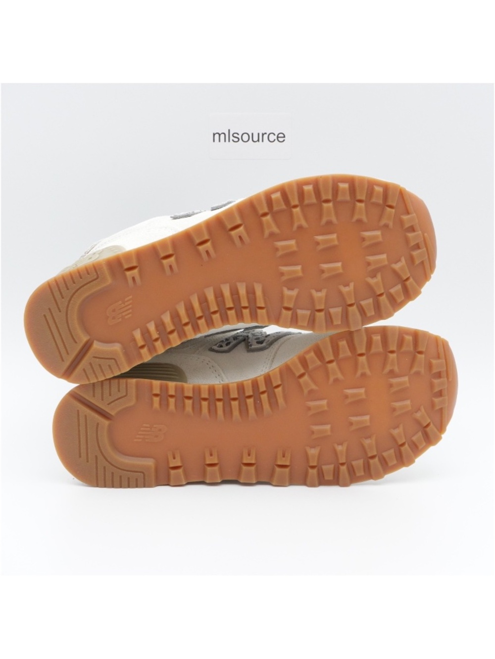 NEW Women's New Balance 574 Sneakers WL574XD2 Sea Salt/Leopard/Gum - Picture 5 of 13